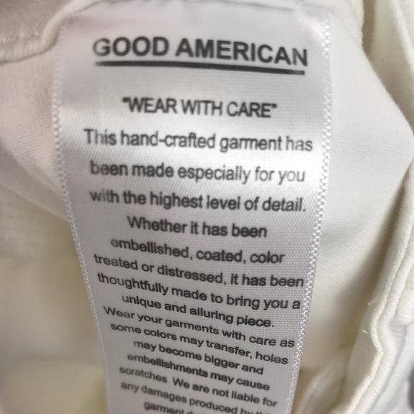 NWT Good American Good Waist Crop Lace‎ Up Jeans Size 22 - Picture 11 of 12